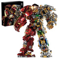 Mesiondy Titan-Class Heavy Armor Mech Building Kit – 2600+ PCS Premium Brick System | Semi-Mechanical Deconstructed Collectible | Light-Up Eye Effects