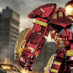 Mesiondy Titan-Class Heavy Armor Mech Building Kit – 2600+ PCS Premium Brick System | Semi-Mechanical Deconstructed Collectible | Light-Up Eye Effects