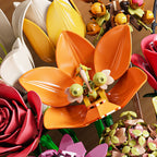 Mesiondy Eternity Flowers Bouquet Building Kit – 813 PCS DIY Artificial Floral Arrangement | Premium Brick System | Gift-Ready Box